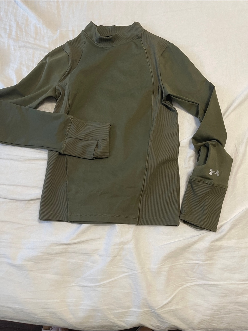 Under Armour Men's Olive Performance Mock Neck Top